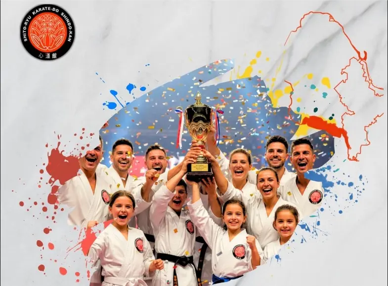 Fondo del torneo de karate